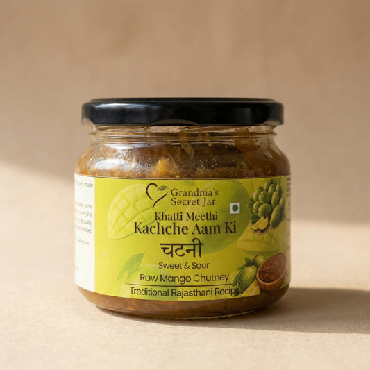 Khatti Meethi Kachche Aam ki Chutney| Small-Batch | Handmade